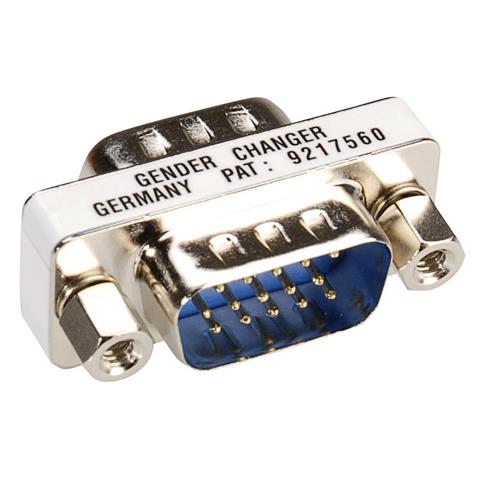 Mini Gender Changer VGA VGA Argento cavo di interfaccia e adattatore - Foto 1